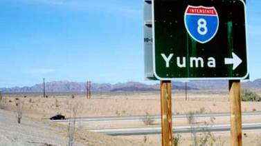 Muere motociclista tras choque en Yuma