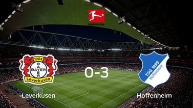 Hoffenheim se lleva la victoria tras golear 3-0 a Bayer Leverkusen