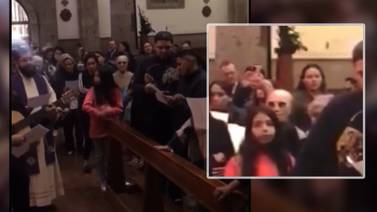 TikTok: ¿Un fantasma? Extraña presencia es captada en video durante evento en una iglesia y desata debates sobrenaturales