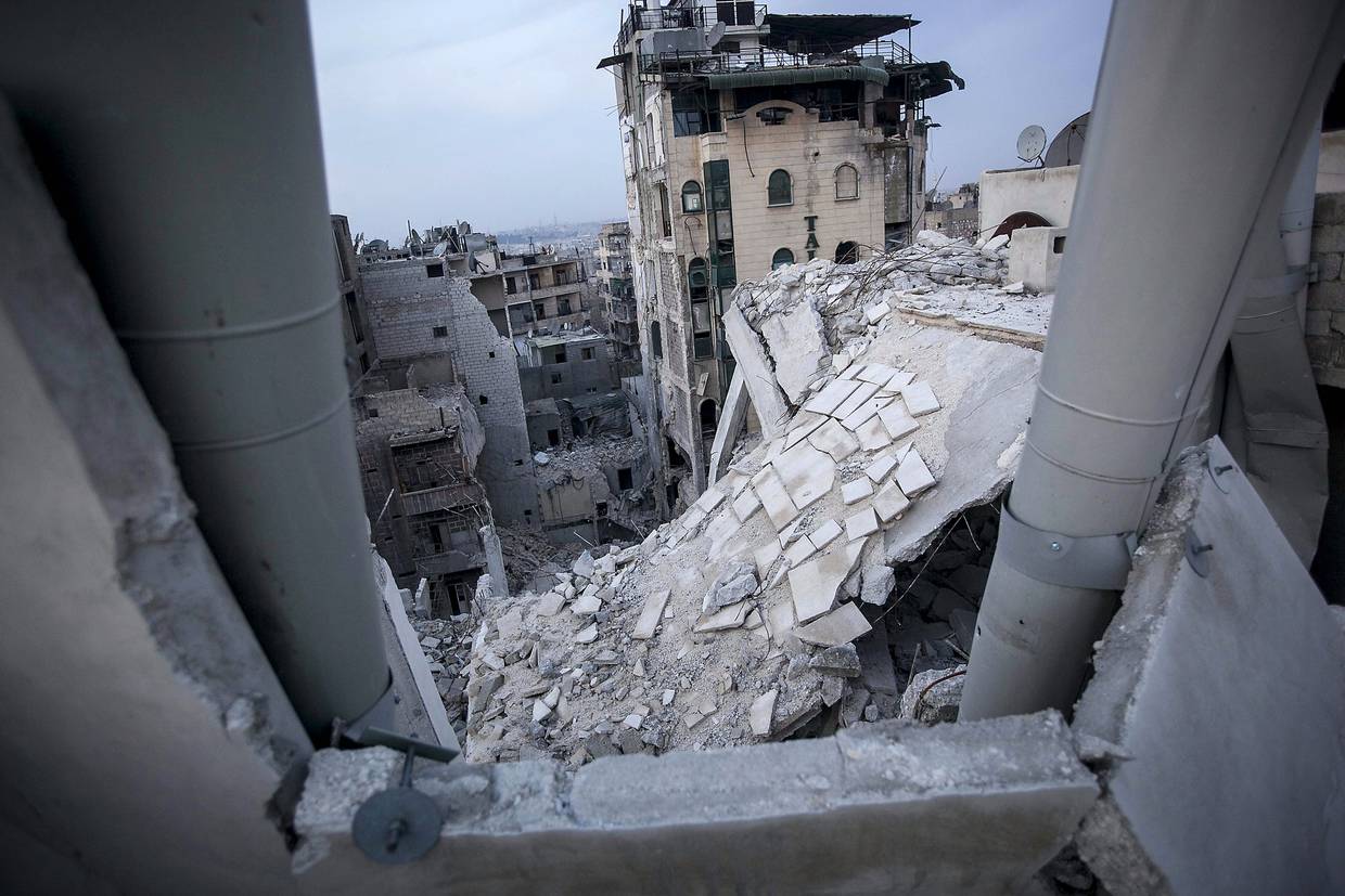 Imagen ilustrativa de un bombardeo al Hospital Al Shifa en Gaza. | AP
