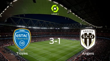  Troyes logra los tres puntos frente a SCO Angers (3-1)