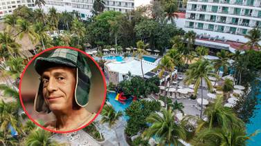 Ese es el hotel en el que grabaron el capítulo del Chavo del 8 en Acapulco