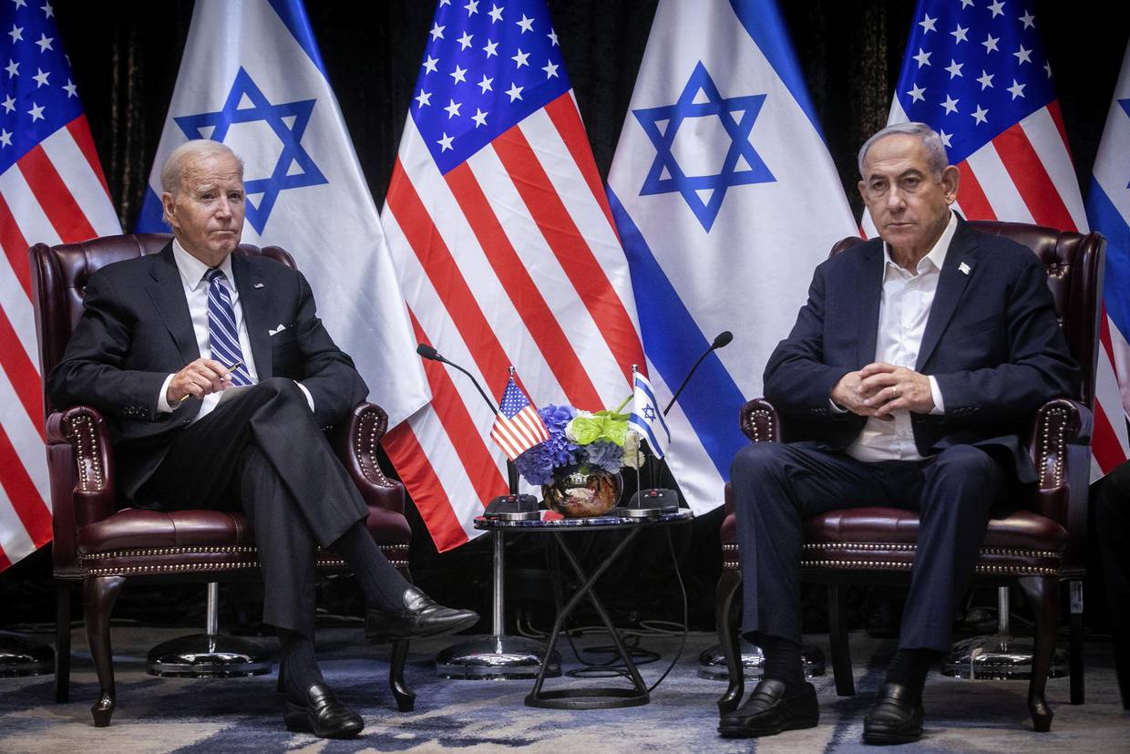 Foto de archivo del presidente de Estados Unidos, Joe Biden, y el primer ministro israelí, Benjamin Netanyahu. | EFE
