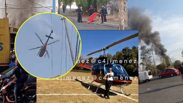 Identifican a víctimas de caída de helicóptero en Coyoacán, ¿Qué se sabe?