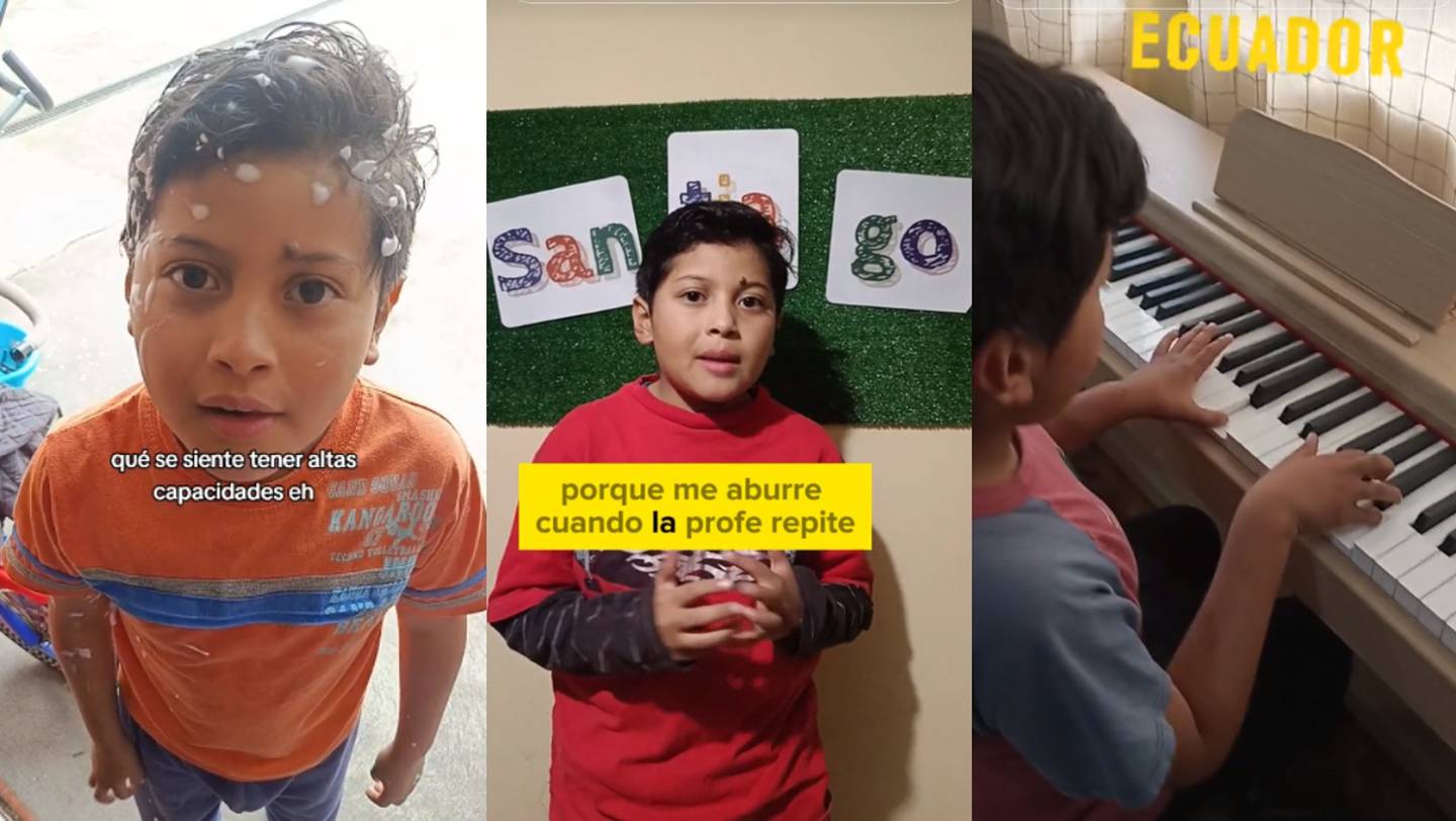 Conoce a Santi: un niño superdotado de Ecuador que ha ganado una enorme popularidad en TikTok