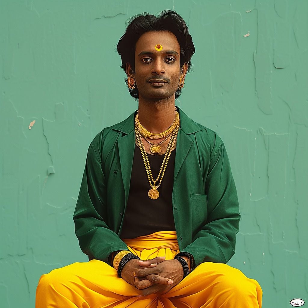 Identidad Étnica: La representación visual destaca la ascendencia bengalí de Apu, reflejando con precisión su tono de piel y contribuyendo a una representación auténtica de su herencia cultural.