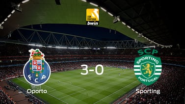 Oporto suma tres puntos tras pasar por encima de Sporting CP (3-0)