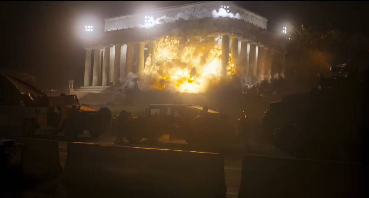 Escena de la película Civil War.
