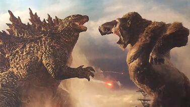 Demian Bichir y Eiza González en tráiler de "Godzilla vs King Kong"