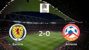 Victoria de Escocia por 2-0 frente a Armenia