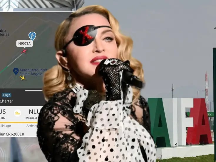 ¿Madonna en el AIFA? Lo habría elegido para llegar a México y se vuelve viral