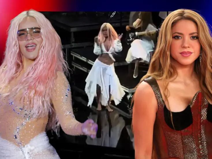 Karol G es acusada por supuestamente IMITAR a Shakira en su presentación en ‘Billboard Women In Music’