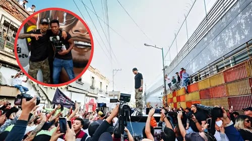 Ozuna visita su mural en Tepito y causa revuelo entre sus fans