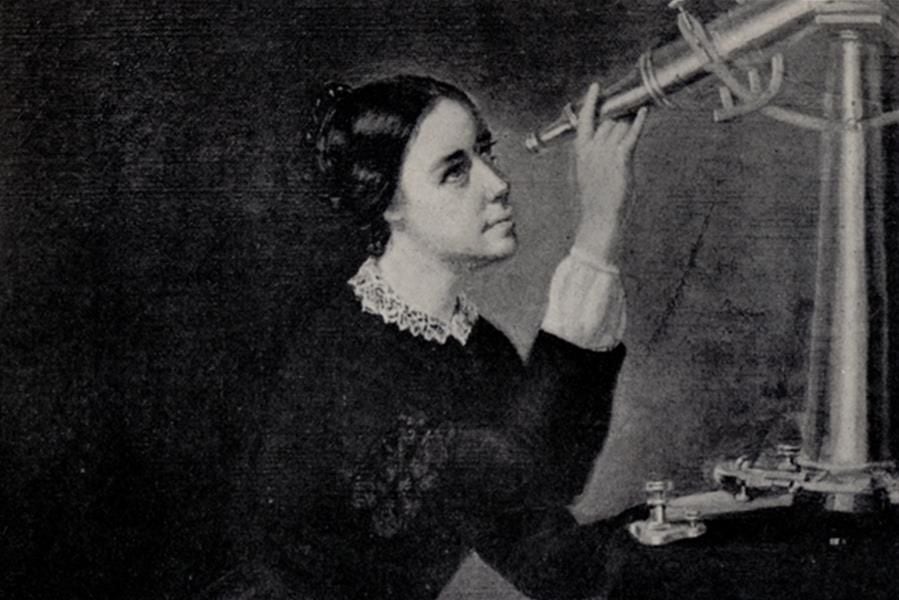 A la astrónoma Caroline Herschel se le atribuye el descubrimiento del primer cometa.