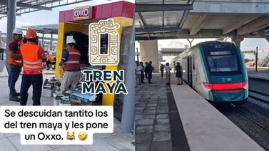 Hallan mini Oxxo en Tren Maya y se viraliza en redes