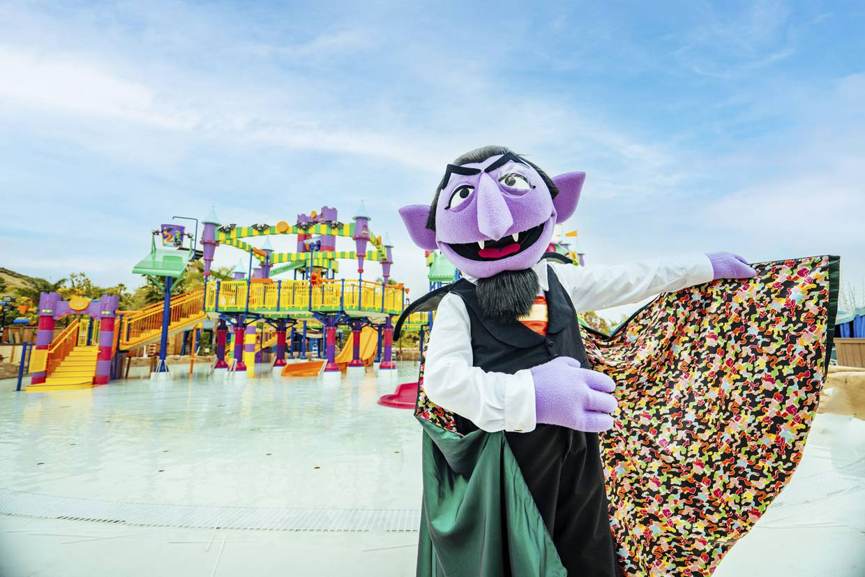 The Count’s Splash Castle es la incorporación más reciente al parque Sesame Place.