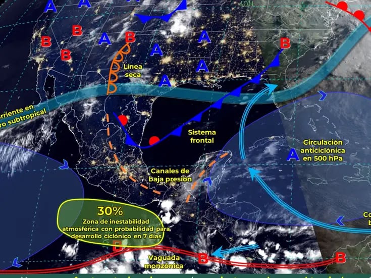Conagua alerta por posibilidad de formación del primer ciclón tropical al Sur del País: ¿Qué estados se verán afectados?