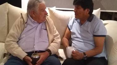 José Mujica se reúne con Evo Morales durante su visita a la CDMX
