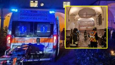 Al menos 30 heridos por derrumbe durante una boda en Italia