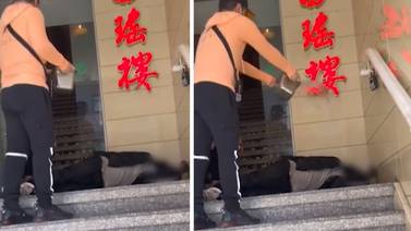 VIDEO de hombre arrojando agua a persona en situación en calle causa indignación en redes