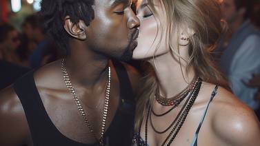 Kanye West y Taylor Swift: IA se los imagina besándose  
