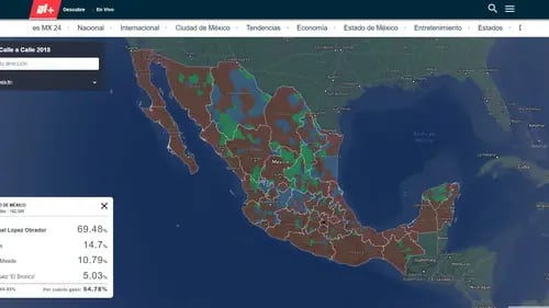 Elecciones en México: Este mapa te dice por cuál partido votó tu colonia en el 2018