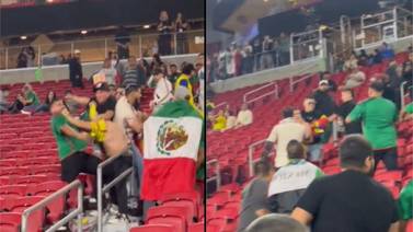VIDEO: Incidente de violencia entre aficionados empañó el encuentro amistoso México-Colombia