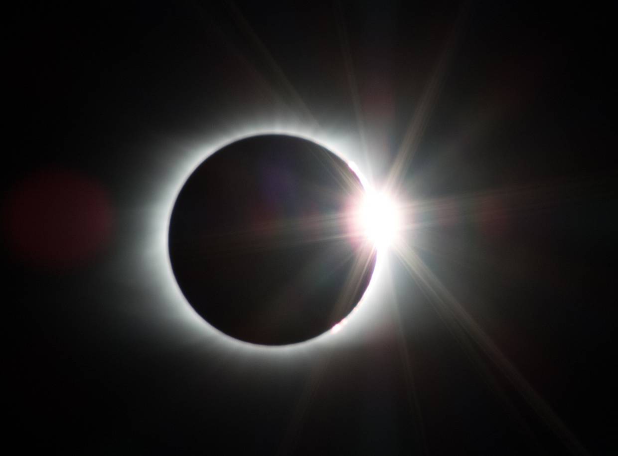 Fotografía de un eclipse de Sol. Foto: Pixabay