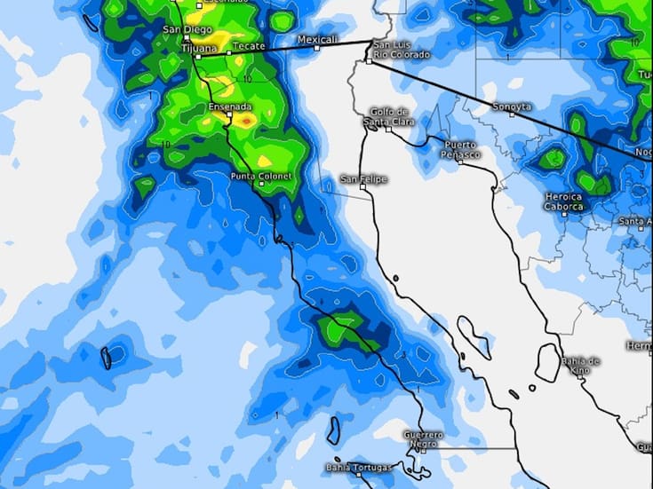 Exhorta Protección Civil de BC a extremar precauciones por lluvias fuertes