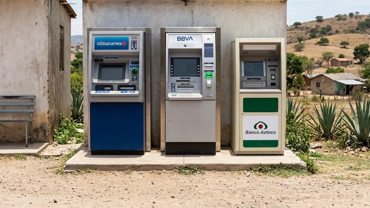 BBVA, Banco Azteca, Banamex y otros bancos pactan con el Gobierno un plan para acercar servicios bancarios y digitales a zonas rurales, donde millones de personas hoy no tienen acceso a cuentas ni créditos