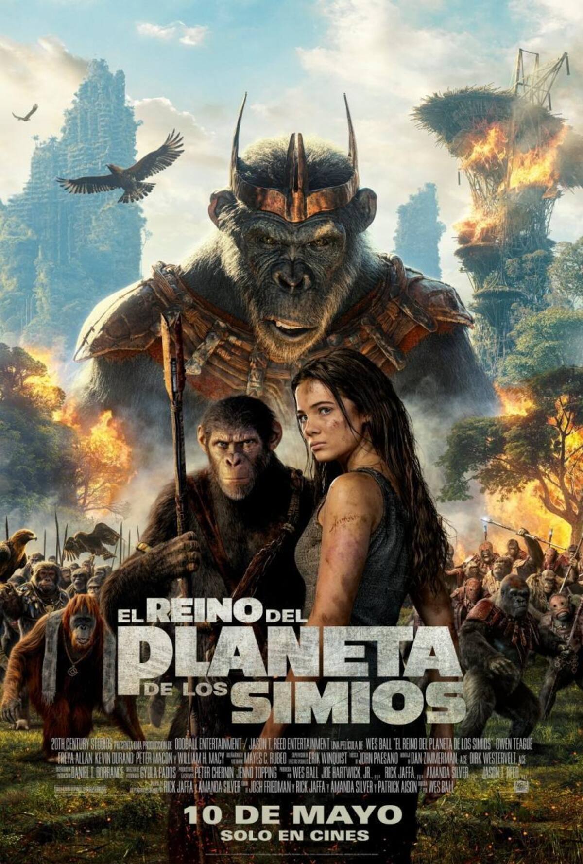 Con una nominación a Mejor Efectos Visuales, "El Reino del Planeta de los Simios" explora el futuro del planeta dominado por simios
