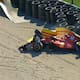 Leclerc destroza su Ferrari en Monza