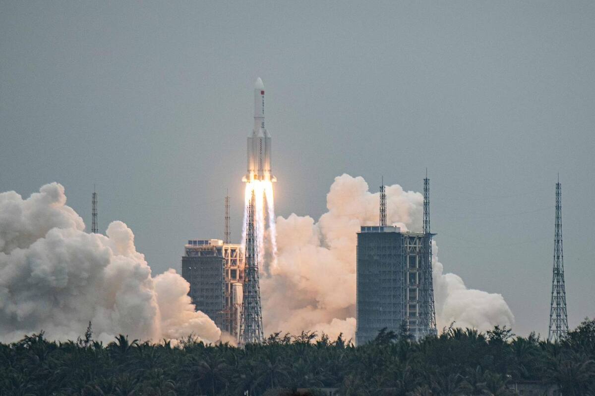 Impactan en el océano Índico los restos del cohete chino Long March 5B