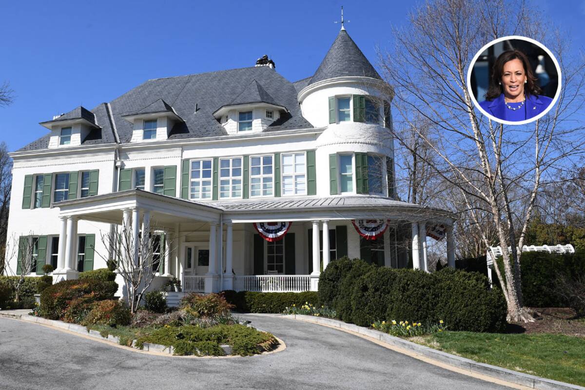 Así es la residencia de la vicepresidenta Kamala Harris