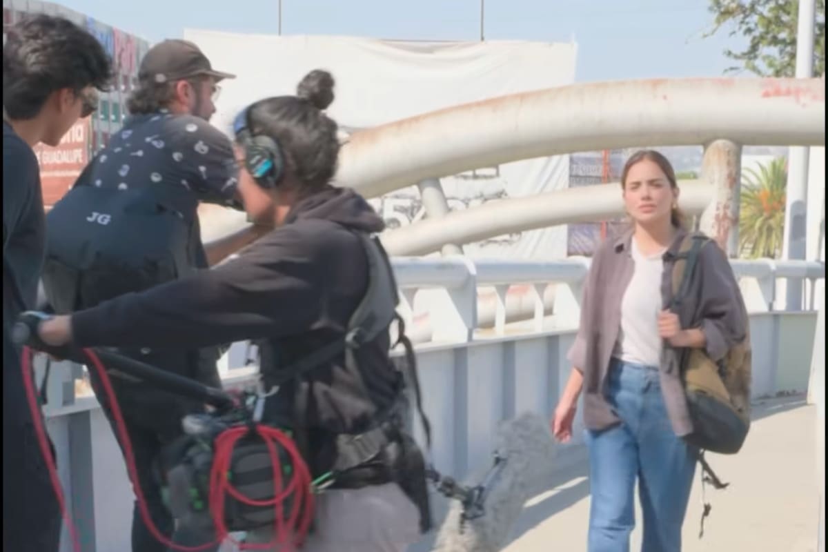Samadhi Zendejas documenta grabación en Tijuana
