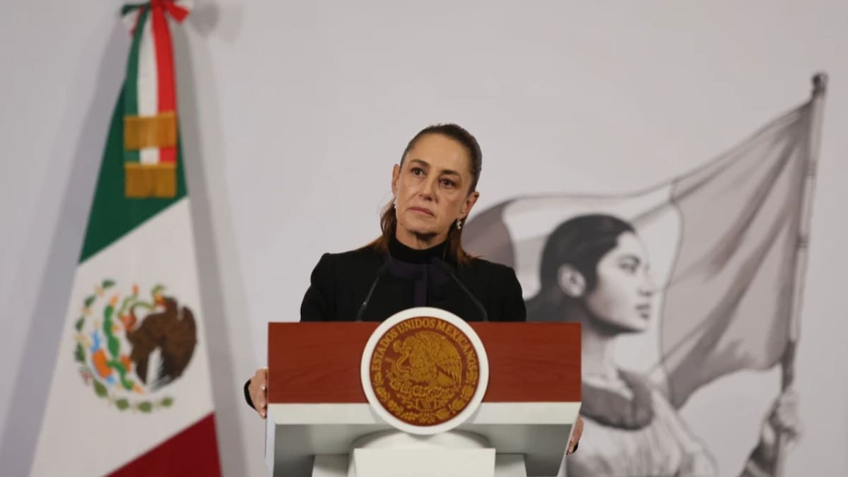 Claudia Sheinbaum durante el evento donde reafirmó que México continuará enviando ayuda humanitaria a Cuba pese a críticas de la oposición. /AP