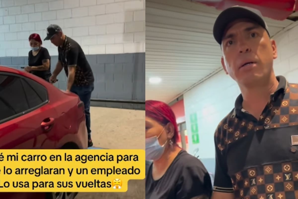 “En lugar de darle servicio, lo usaba como si fuera suyo” Hombre enfrenta a empleado de una agencia al descubrir que, en vez de reparar su vehículo, lo utilizaba para dar vueltas por la ciudad