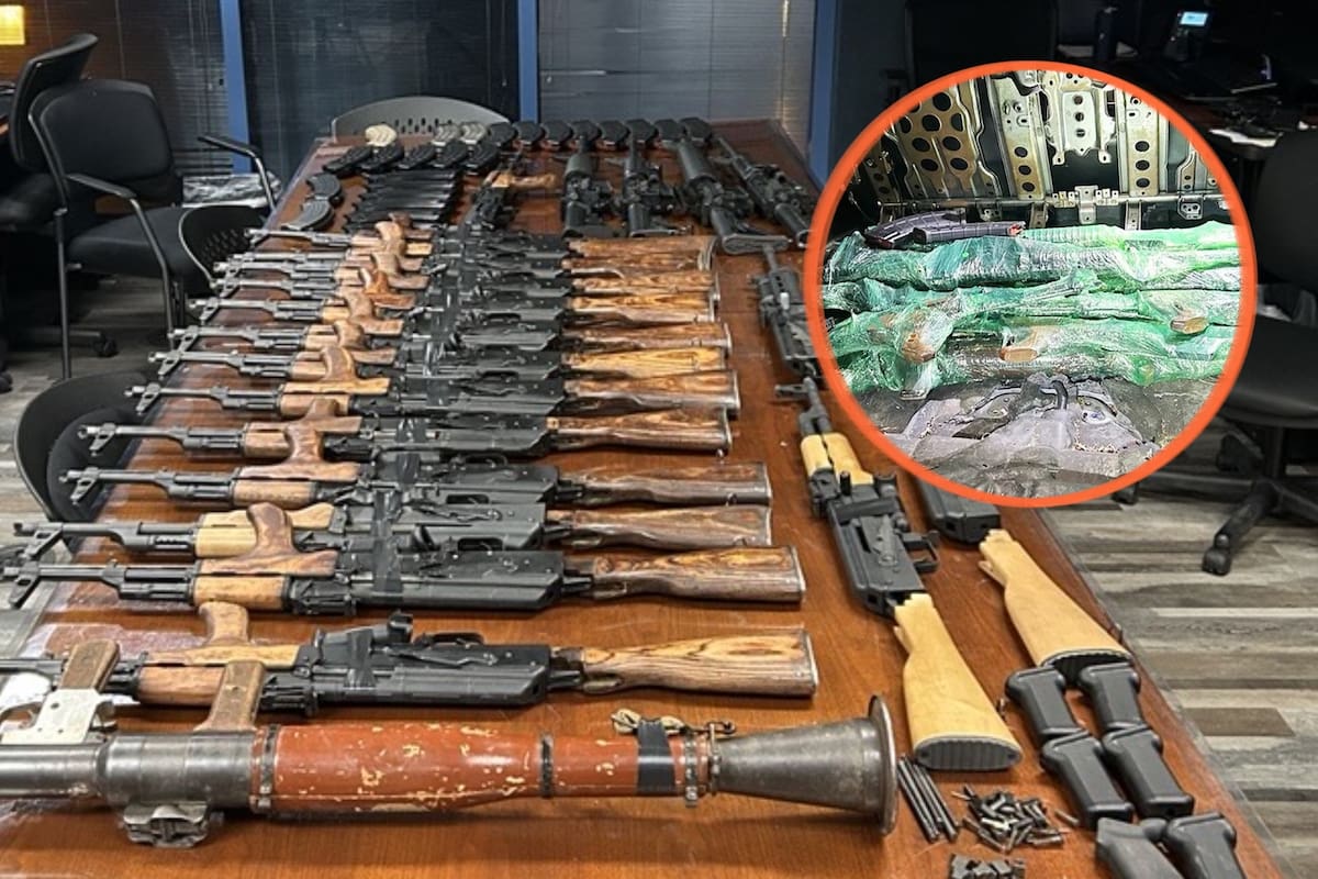 Con tres menores a bordo y un lanzacohetes RPG escondido bajo el asiento trasero, una ciudadana estadounidense de 41 años intentó cruzar a México por Nogales y fue detenida por la CBP con más de 20 armas destinadas presuntamente a los cárteles