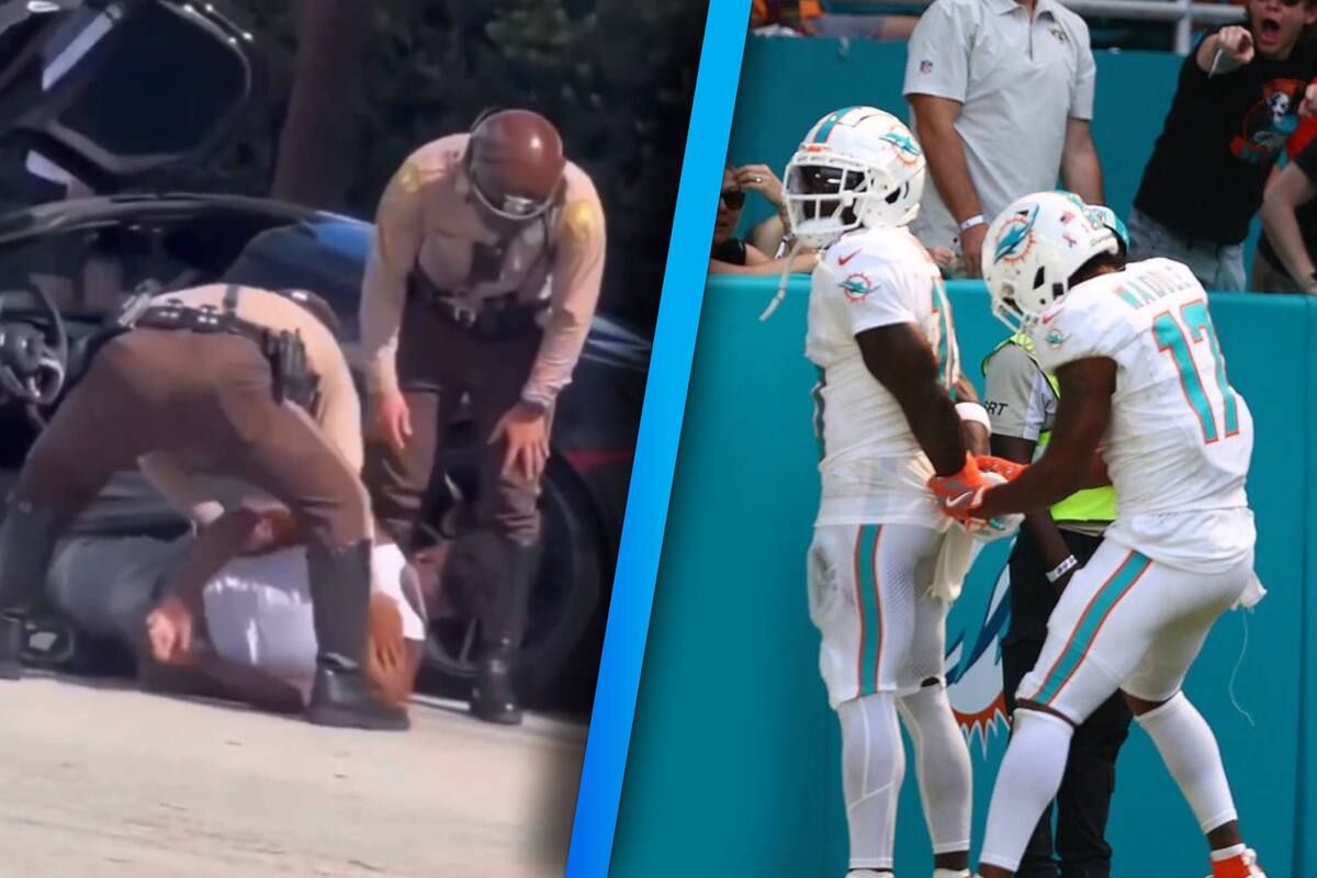 ¿Racismo? Policía que arrestó a Tyreek Hill de los Dolphins está bajo investigación