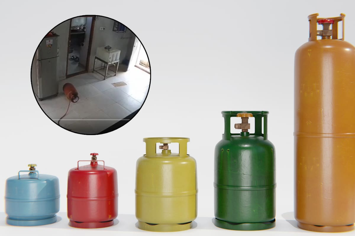 Video: Escapan por segundos de explosión tras fuga de gas