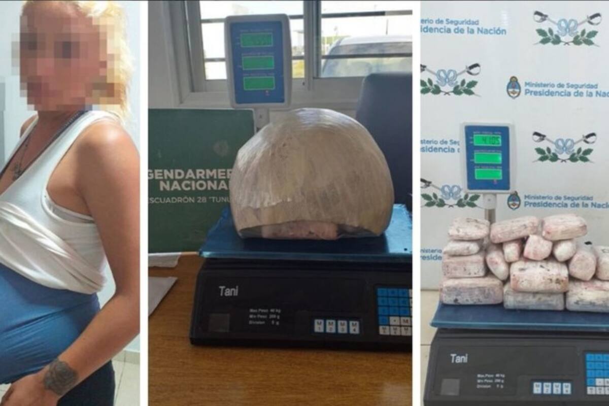 Argentina: Mujer finge embarazo para ocultar paquetes de mariguana