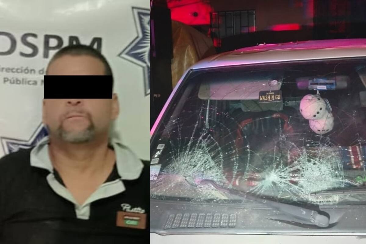 Arrestan a hombre por causar daños a un vehículo en Valle de Puebla