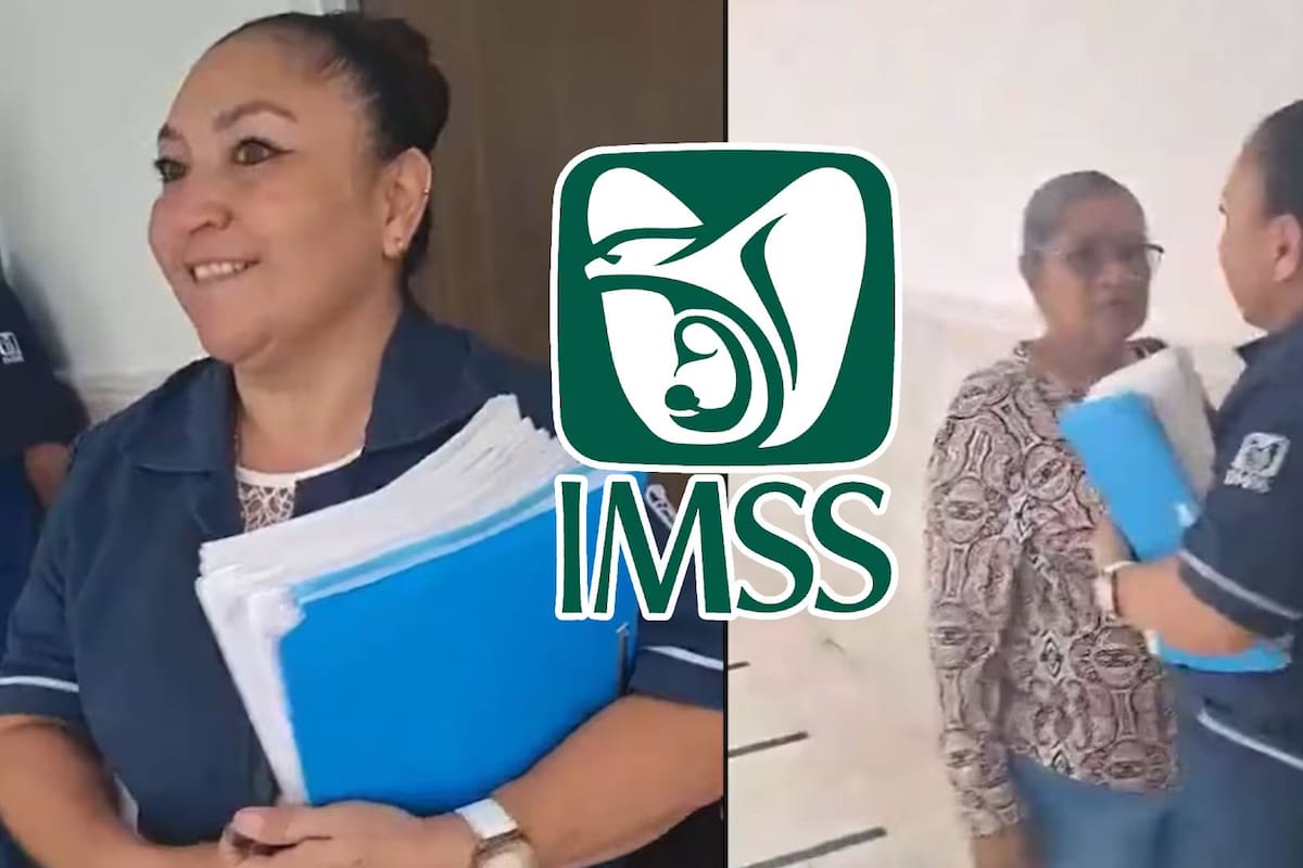 Trabajadora del IMSS Bienestar golpea a familiar de un hospitalizado en Veracruz que la exhibió porque “nomás estaba tragando”