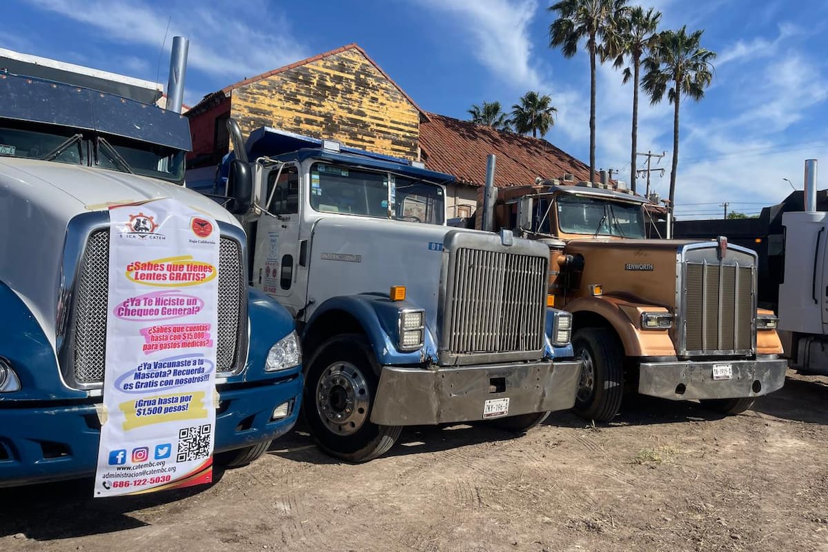 Catem suma a transportistas de Rosarito en defensa de sus derechos laborales