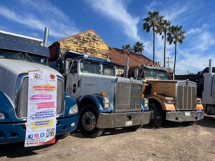 Catem suma a transportistas de Rosarito en defensa de sus derechos laborales
