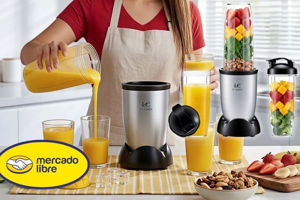 Mercado Libre rebaja 63% la licuadora portátil de 500W más vendida: cuesta menos de 500 pesos, incluye envío gratis a todo México
