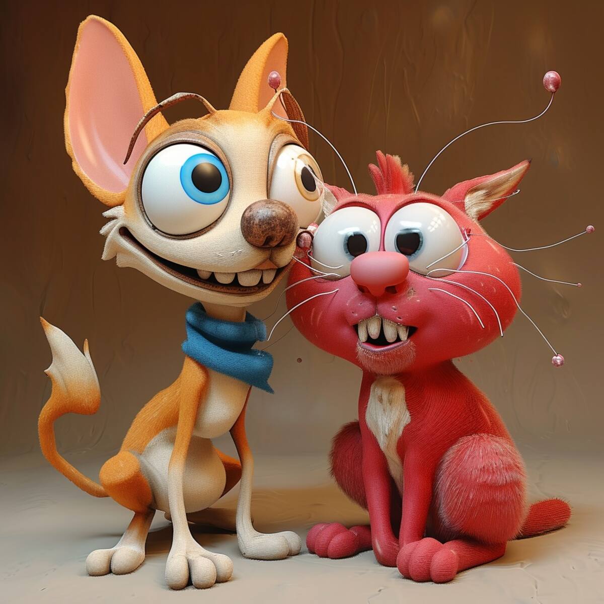 La peculiar reinterpretación de la cultura pop: Ren y Stimpy como nunca los habías visto.