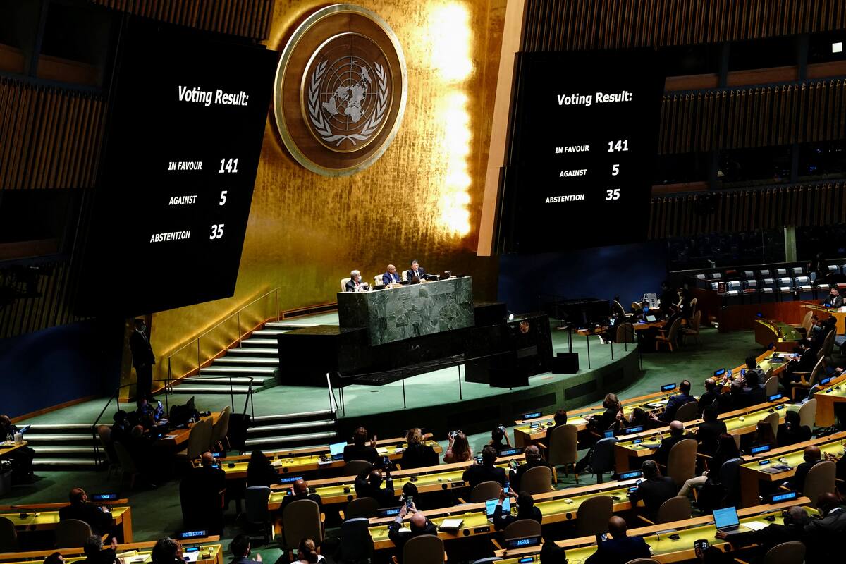 Asamblea General de la ONU arremete contra Rusia por la invasión de Ucrania