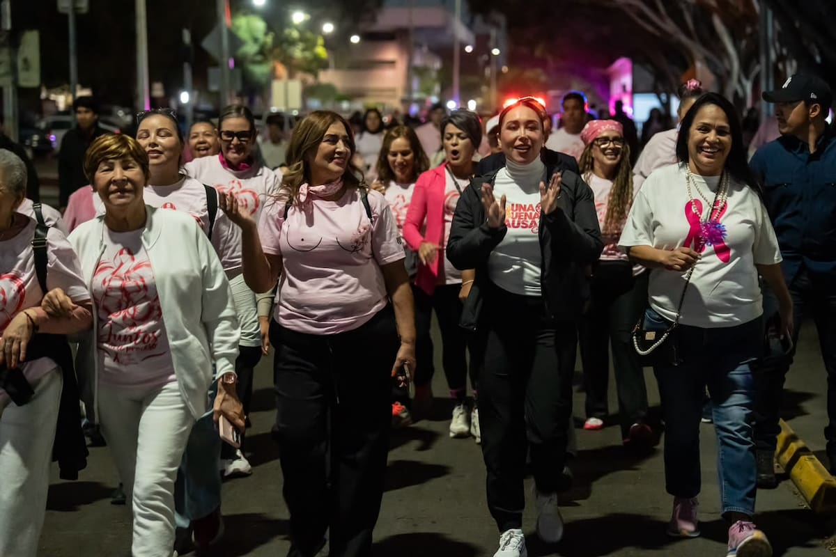 Realizan primera Caminata y Rodada Rosa en Tijuana contra el cáncer de mama