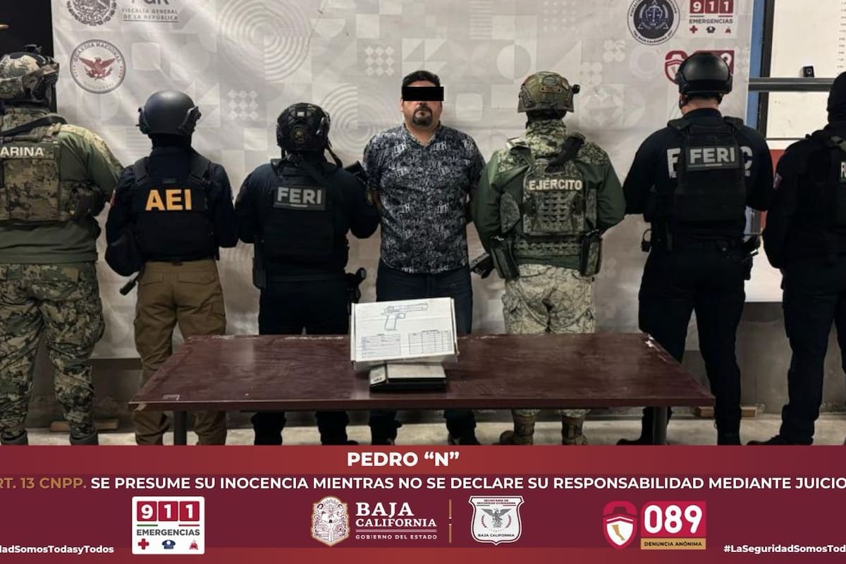 Detienen a sinaloense tras reportes de disparos en comunidad de Tecate